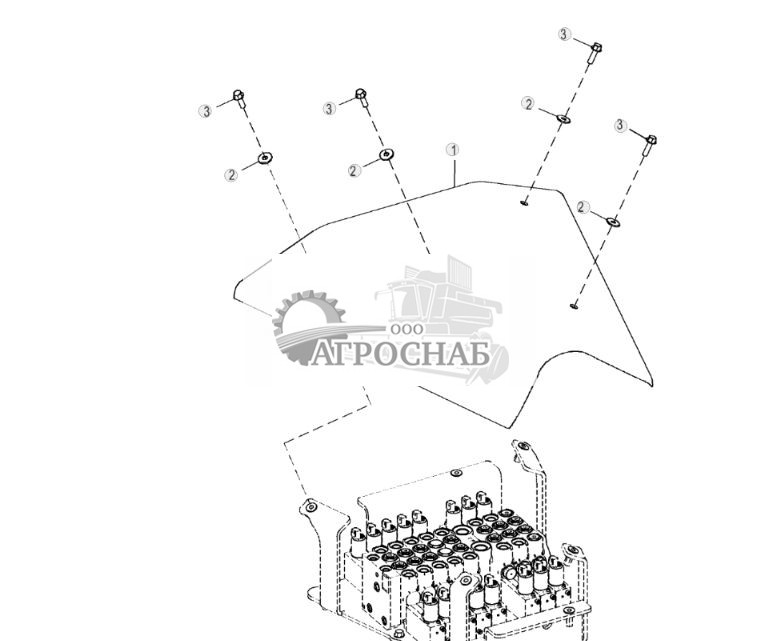 Крышка переднего клапана управления, Grade Pro - ST3579 523.jpg